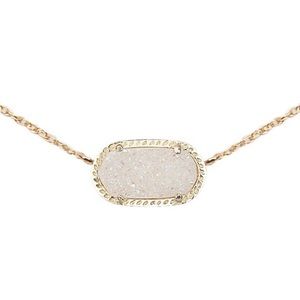 Kendra Scott Elisa Pendant in Iridescent Drusy